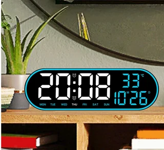 Digital LED Alarm Wall Clock