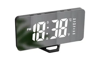 LED Digital Mirror Alarm Clock