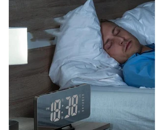 LED Digital Mirror Alarm Clock