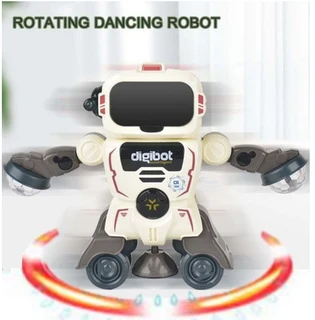 Baby Robot Toy 360 Rotate With Light