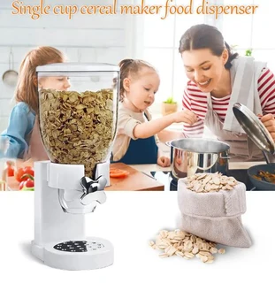 Single Cereal Dispenser  BLACK/ WHITE