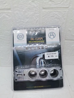 In Car Usb And Triple Socket