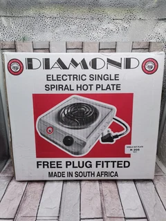 Diamond Electric Single Spiral Hot Plate