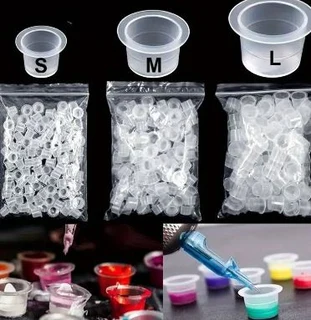 Tattoo Ink Cups ---- R30- R50 Per Pack