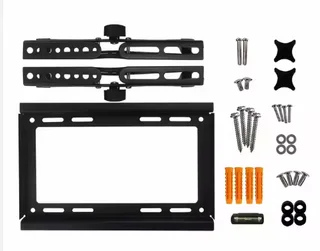 Wall mount bracket for LED, LCD, and PDP flat panel TVs, suitable for screens ranging from 14 to inc