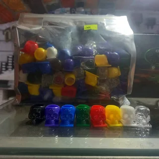 Skull tattoo ink cups