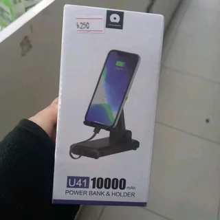 Wuw 10000 mAh power bank and phone holder
