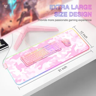 Onikuma pink mousepad