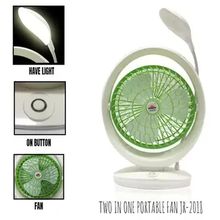 Desk fan with Led lamp