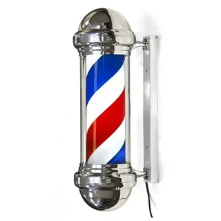 Rotating barber sign pole
