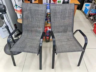 Outdoor patio grey chair