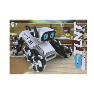 STUNT ROBOT DOG WITH WHEELS