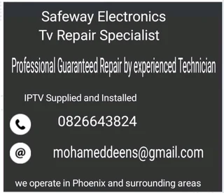 Safeway electronics   All flatscreen repairs