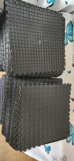 Rubber mat tiles 50cm x 50cm