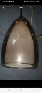 Pendant Lampshade Grey Silver colour