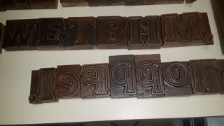 Large collection of large wooden alphabet letter stamps great for crafting.great for kids or crafter