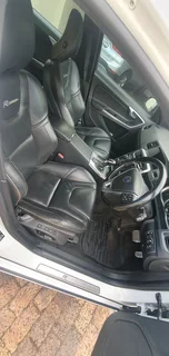 2014 White Volvo V60 D5 R design 2.4 D 5-cylinder twin-scroll turbo diesel station wagon automatic