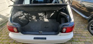 White 2005 Toyota Tazz 1.3 carb  XE aircon spec hatch back in excellent clean cond 2nd owner