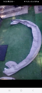 Boat Awning that folds up - various Uses.It has a metal frame with gas struts. Size: 1m high x 1m de