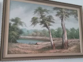 Framed Landscape Painting by renowned artists S.Woods make an Offer !