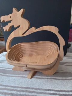Wooden Occasional fold up BOWL
