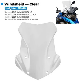 BMW R1200GS LC R1250GS screen new amkt taller thicker more flexible clear or smoked