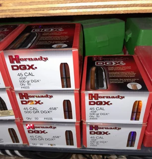 For Sale - Hornady .458 DGX 500gr projectiles for reloading