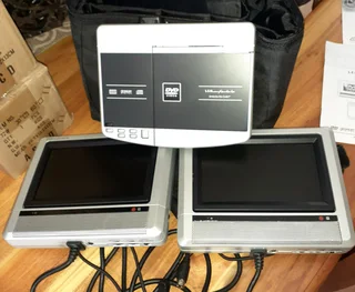 Car DVD Player, dual screen by Wharfedale.