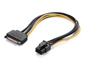 Sata15 Pin to 6 Pin PCI Express Graphics Video Card Cable