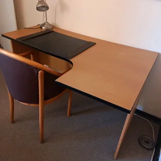 Desk and chair