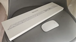 Apple 2nd Gen Magic Numeric Keyboard with Numpad and Apple Magic Mouse Rechargeable for sale