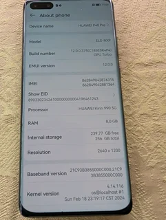 P40 Pro Huawei 256GB as new