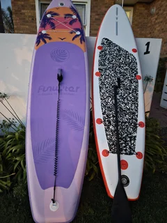 Paddle Board  Bargain 2 X Paddle Boards 2 X Back Packs  2 X Paddles  2x Pumps Both Only R9500 Now !!