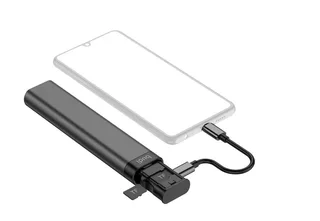 BUDI Multi Function Smart Adapter Data Wire SIM KIT TF Card Reader Storage Case Memory Expander