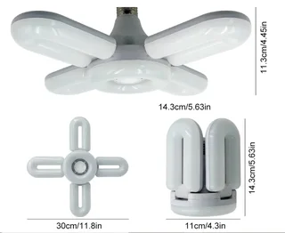 48W E27 Smart LED Bluetooth Music Folding Light Remote APP Control Music Light with built in speaker