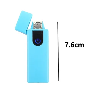 Personalise Touch sensing Portable USB Lighter Rechargeable Flameless No Gas Cigar Cigarette Windpro