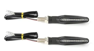 4PCS Motorcycle Turn Signal Light Flexible LED  Indicators Universal