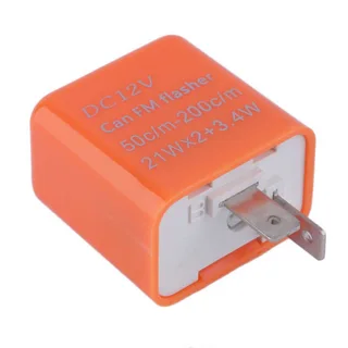 12V 2 Pin Adjustable Frequency LED Flasher Relay