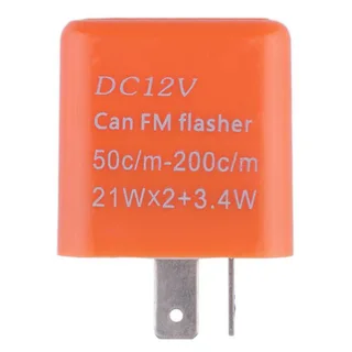 12V 2 Pin Adjustable Frequency LED Flasher Relay