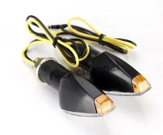 2 Pair Motorcycle LED  Triangle  Turn Signals Indicators