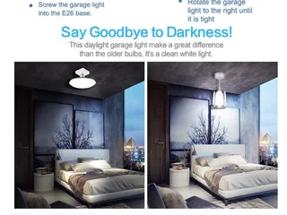 Mini Folding Garage Light  Industrial Lighting 38W E27 LED