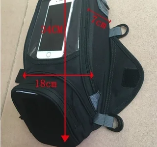 Motorcycle Tank Bag, straps onto the tank