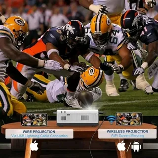 LED Wifi Enabled Projector for sale. Brand new and still sealed in box