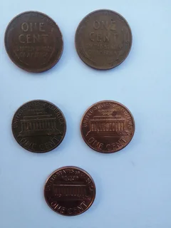 USA Liberty Lincoln One Cent QE II Two Pence 2 New Pence 2 (1971/89) SA and Other Coins