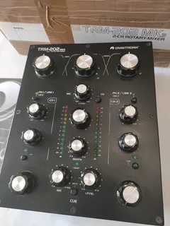 Omnitronic’s TRM202 MK3 Rotary DJ mixer for sale!!