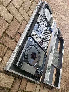 Pioneer DJ 3 in1 CDJ &amp; mixer coffin flight case for sale