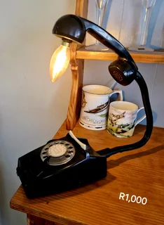 Various unique recycled lamps