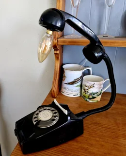 Various unique recycled lamps