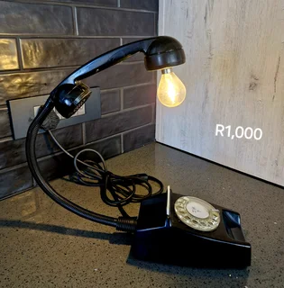 Various unique recycled lamps