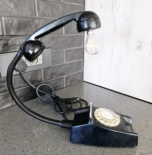 Various unique recycled lamps